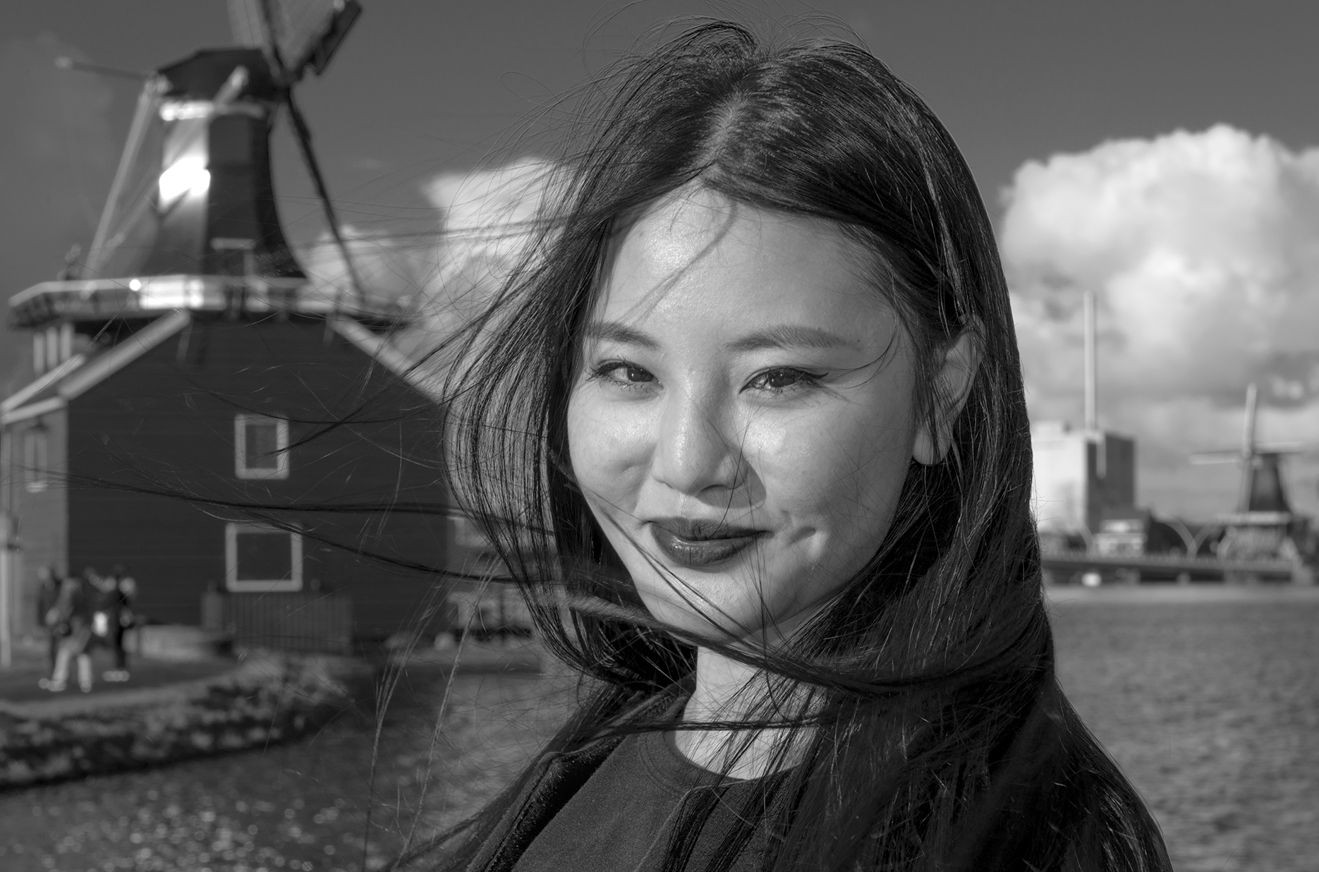 China girl Dutch windmills